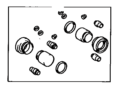 Toyota 04479-60020 Cylinder Kit, Disc Brake, Front