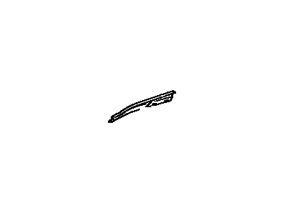 Toyota 61231-34010 Rail, Roof Side, Inner RH