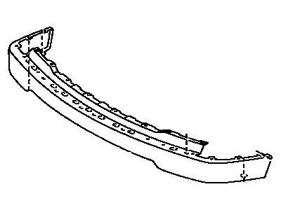 Toyota 52101-04080 Bar, Front Bumper