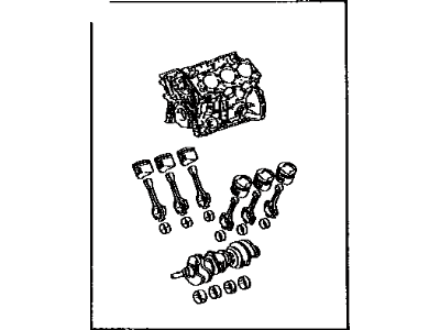 Toyota 11400-62080 Block Assembly, Short