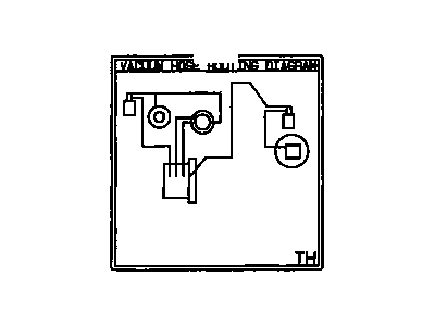 Toyota 17792-75350 Plate, Engine Vacuum Hose Information