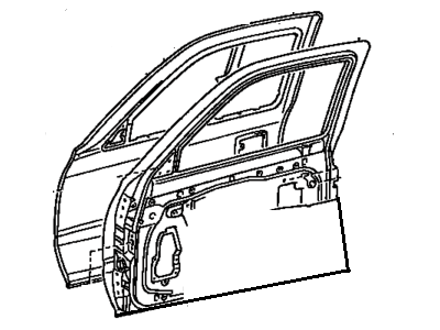 Toyota 67002-04120 Panel Sub-Assy, Front Door, LH