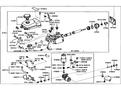 2004 Toyota Tacoma Brake Master Cylinder - 47050-35020