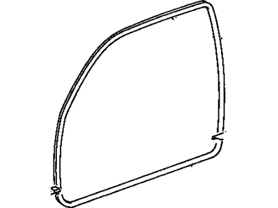 Toyota 62311-04010 WEATHERSTRIP, Front Door