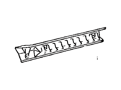 Toyota 57412-35022 Member, Floor Side, Inner LH