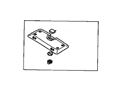 Toyota 63306-35020-E0 Trim Sub-Assy, Sunshade