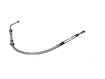 Toyota 46410-3D010 Cable Assembly, Parking Brake