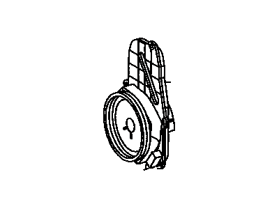 Toyota 86160-04030 Speaker Assembly, Front