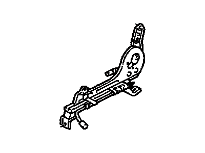 Toyota 72011-04020 Adjuster Sub-Assy, Front Seat, Outer RH