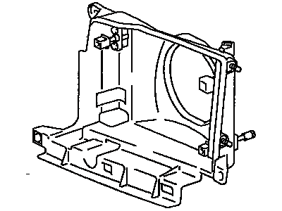 Toyota 81106-04090 Driver Side Headlamp Housing Sub-Assembly