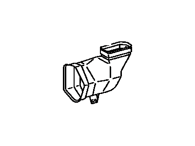 Toyota 55847-04030 Duct, Heater To Register