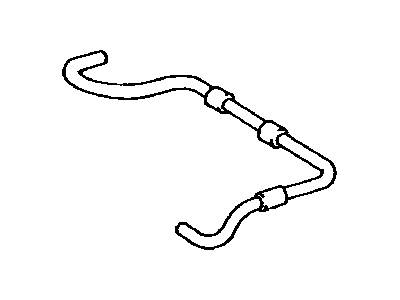 Toyota 23827-75080 Hose, Fuel Vapor Feed