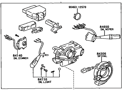 Toyota 84310-04220 Switch Assy, Turn Signal