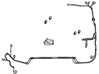 Toyota 82111-0Y030 Wire, Engine Room Main