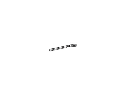 Toyota 62383-04010 Weatherstrip, Roof Side Rail, Rear LH