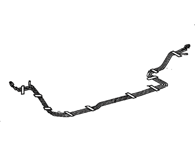 Toyota 77255-04060 Tube, Fuel Return