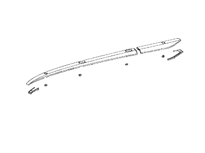 Toyota 63460-0E160 Rack Assembly, Roof, RH