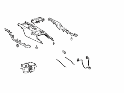 Toyota 58803-48130-C2 Box Sub-Assembly, CONSOL