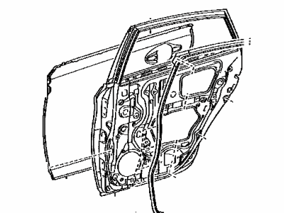 Toyota 67004-47090 Panel Sub-Assembly, Rear D