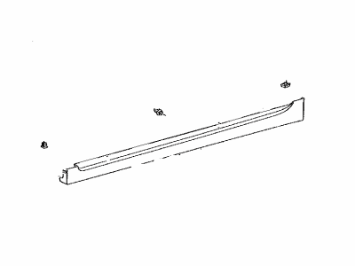 Toyota 75860-47010-J3 MOULDING Assembly, Body