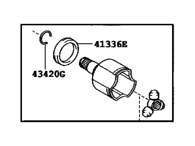 2020 Toyota Corolla CV Joint - 43040-47030