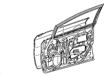 Toyota 67001-47080 Panel Sub-Assembly, Front D