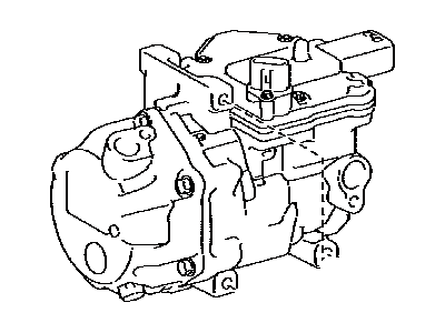 2010 Toyota Prius A/C Compressor - 88370-47040