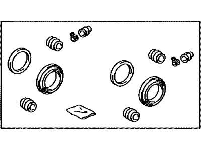 Toyota 04479-12230 Cylinder Kit, Disc Brake, Rear