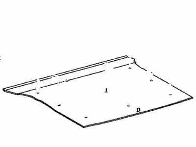 Toyota 58415-47050-B2 Board, Rear Floor