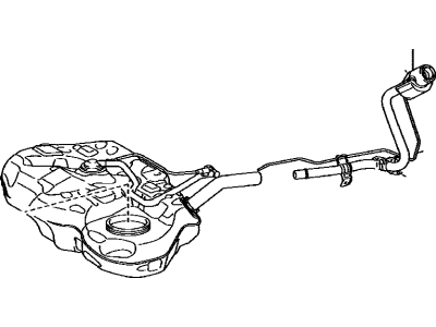 Toyota 77001-47140 Tank Sub-Assembly, Fuel