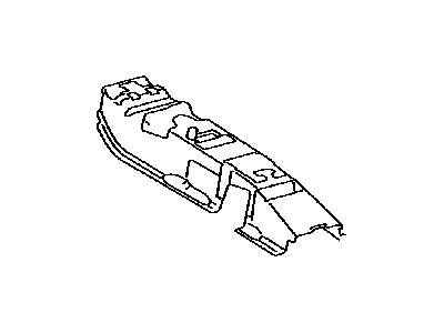 Toyota 58621-47020 SILENCER, Center CONSOL