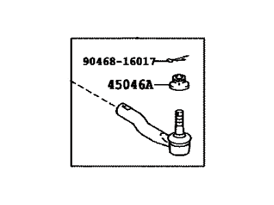 Toyota 45047-49165 End Set,Tie Rod