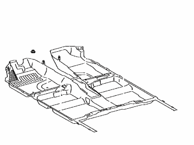 Toyota 58510-47300-G1 Carpet Assembly, Floor