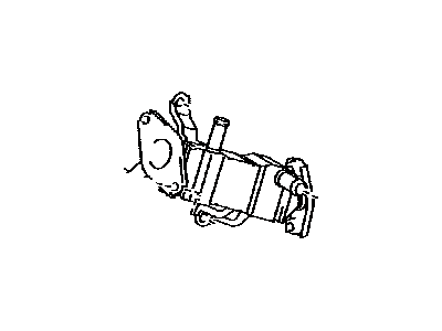 Toyota 25601-37010 Pipe Sub-Assembly, EGR W