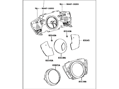 Toyota 83800-52N10 Meter Assy, Combination