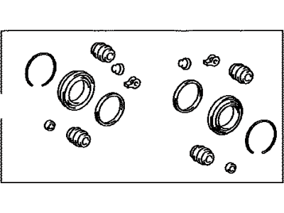 Toyota 04478-12060 Cylinder Kit, Disc Brake, Front