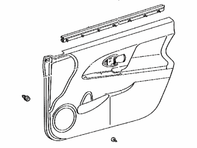 Toyota 67620-52Z40-B0 Panel Assembly, Front Door