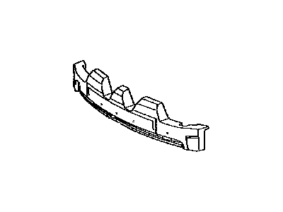 Toyota 52611-52160 Absorber, Front Bumper Energy