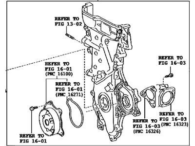 2012 Scion xD Timing Cover - 11310-37020