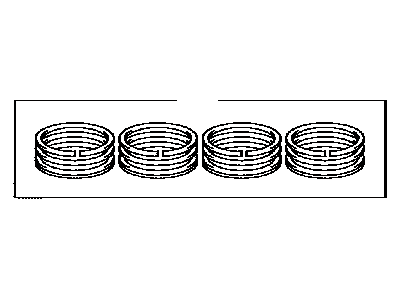 Toyota Matrix Piston Ring Set - 13011-37090