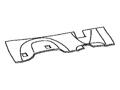 Toyota 55355-52160 Cushion, Instrument Panel