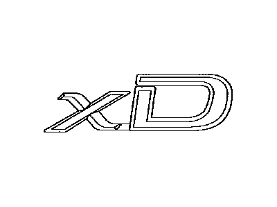 2008 Scion xD Emblem - 75442-52280