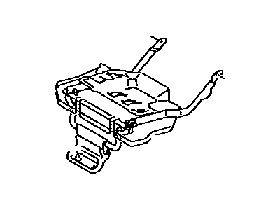 Toyota 71015-52410 Frame Sub-Assy, Rear Seat Cushion, RH