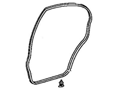 1995 Toyota Corolla Door Seal - 67871-12380