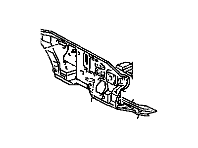 Toyota 55101-1A890 Panel Sub-Assembly, Dash