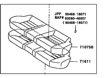 Toyota 71460-13661-B0