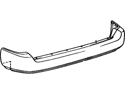 Toyota 52159-13900 Cover, Rear Bumper