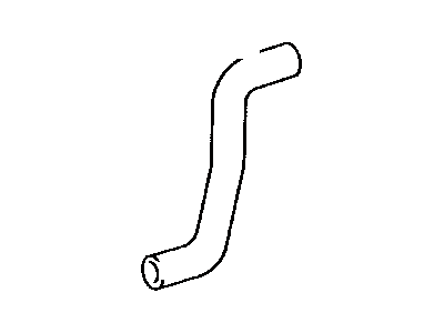 Toyota 16572-15210 Hose, Radiator, Outlet