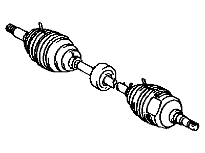 Toyota 43410-20463 Shaft Assembly, Front Drive