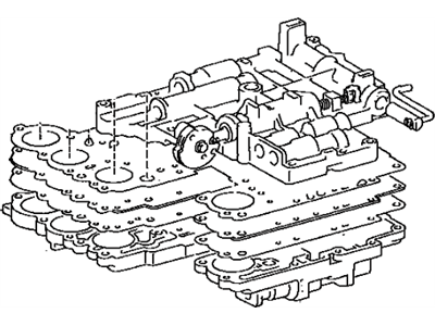 Toyota 35410-12370 Body Assy, Transmission Valve